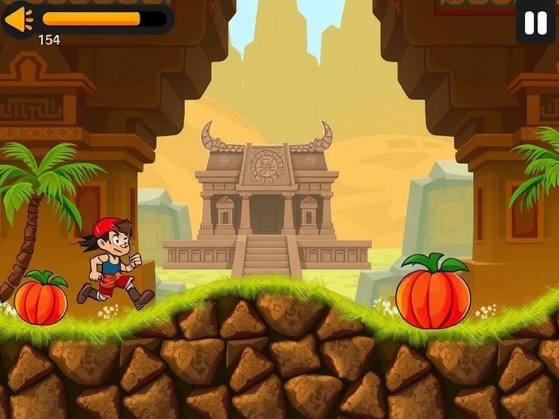 Different temple environments in Mystic Temple Runner